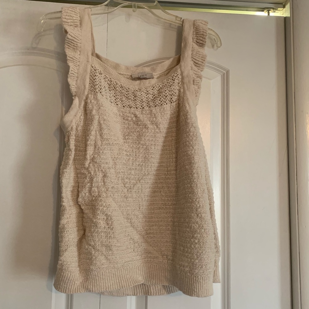 Loft sleeveless top
